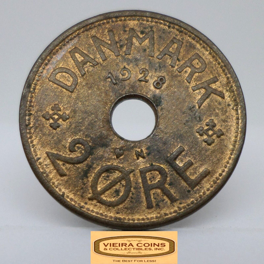 1928 Denmark 2 Ore - #C29887NQ