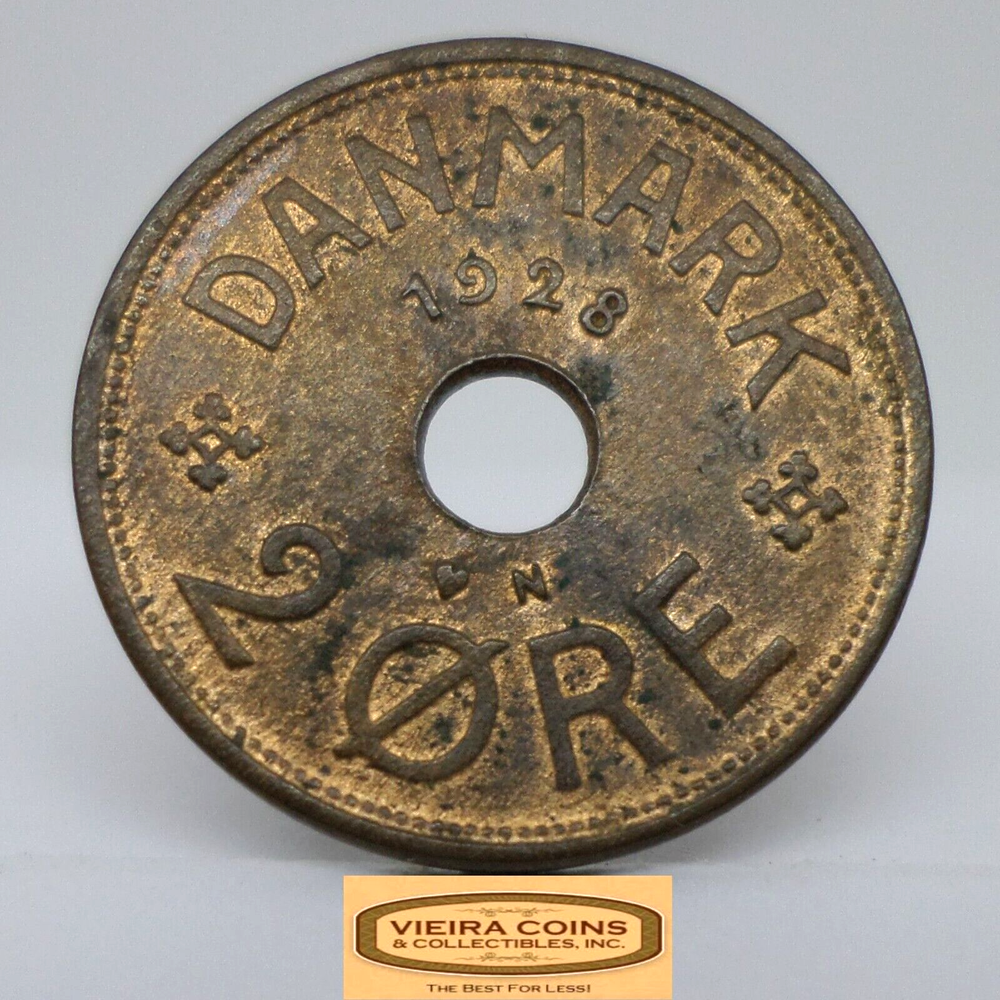 1928 Denmark 2 Ore - #C29887NQ