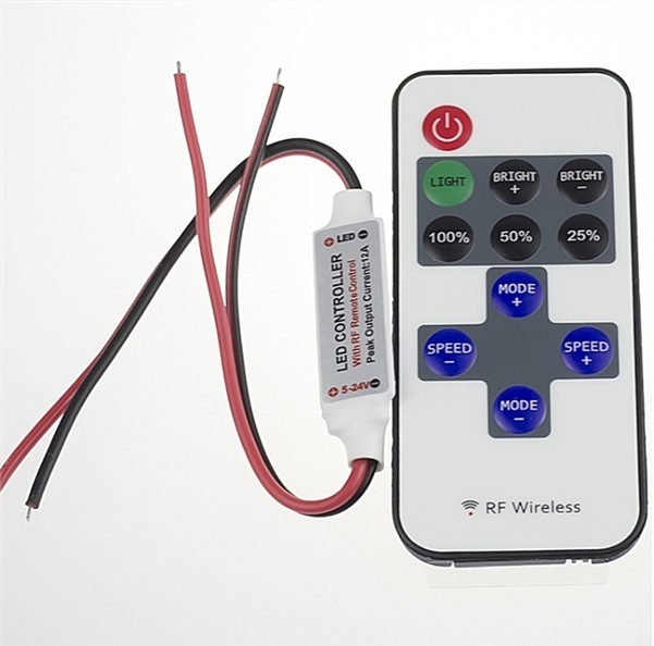 1Pcs Switch Control Dimmer 11 Keys For Mini Led Strip Light Wireless Remote 5 hw