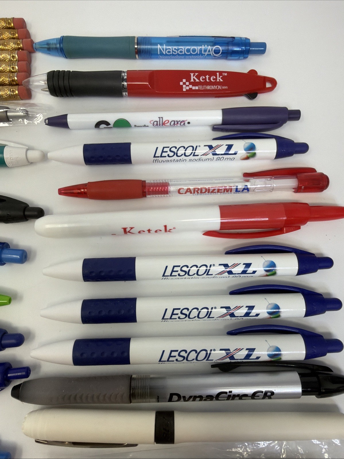 Pharmaceutical Drug Rep Advertising Pens Promo Pens Lot Of Over 50