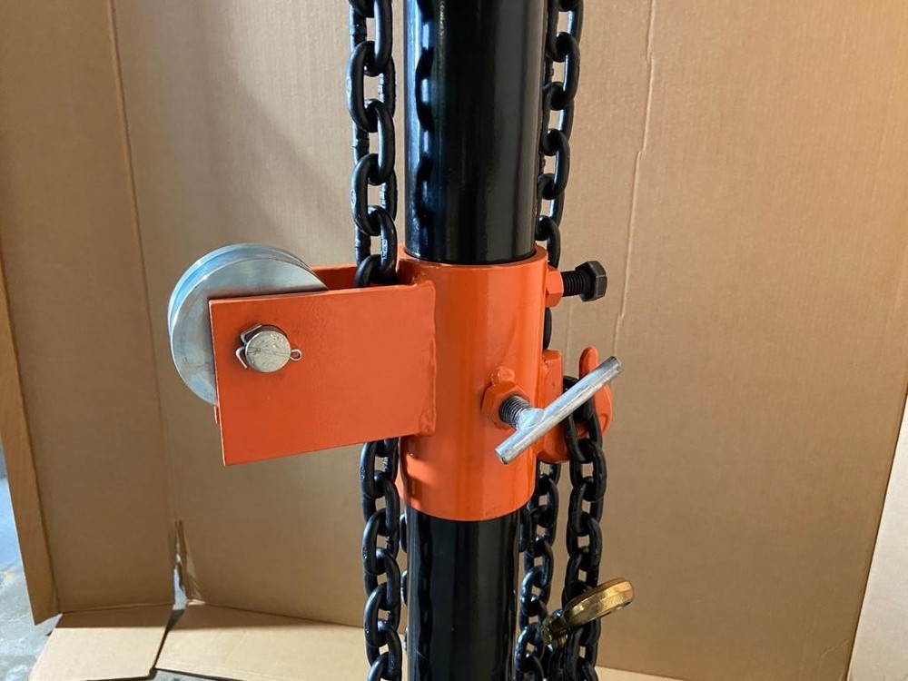 10 TON AUTO BODY PULLING TOWER Frame Machine INCLUDE PUMP CYLINDER CHAINS BEST1