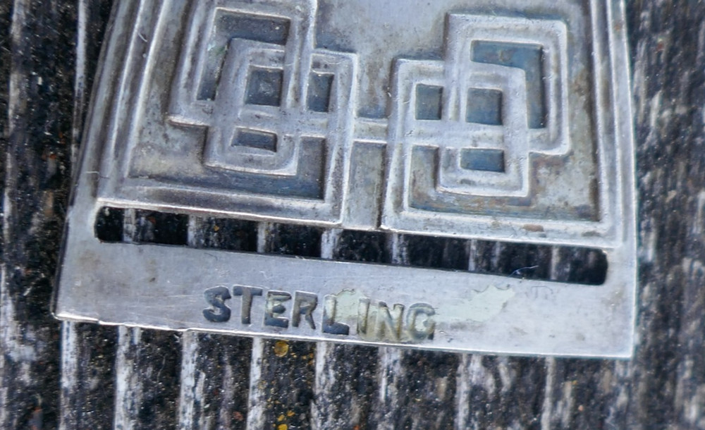 Antique Sterling Silver Ribbon Threader