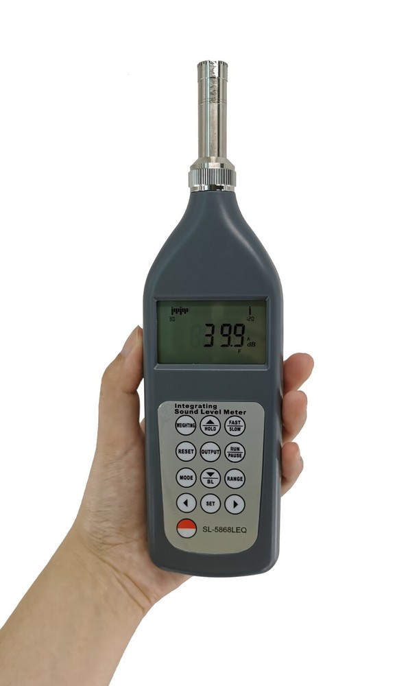 Integrating Sound Level Meter with Integration Statistical Functions 25~130dB(A)