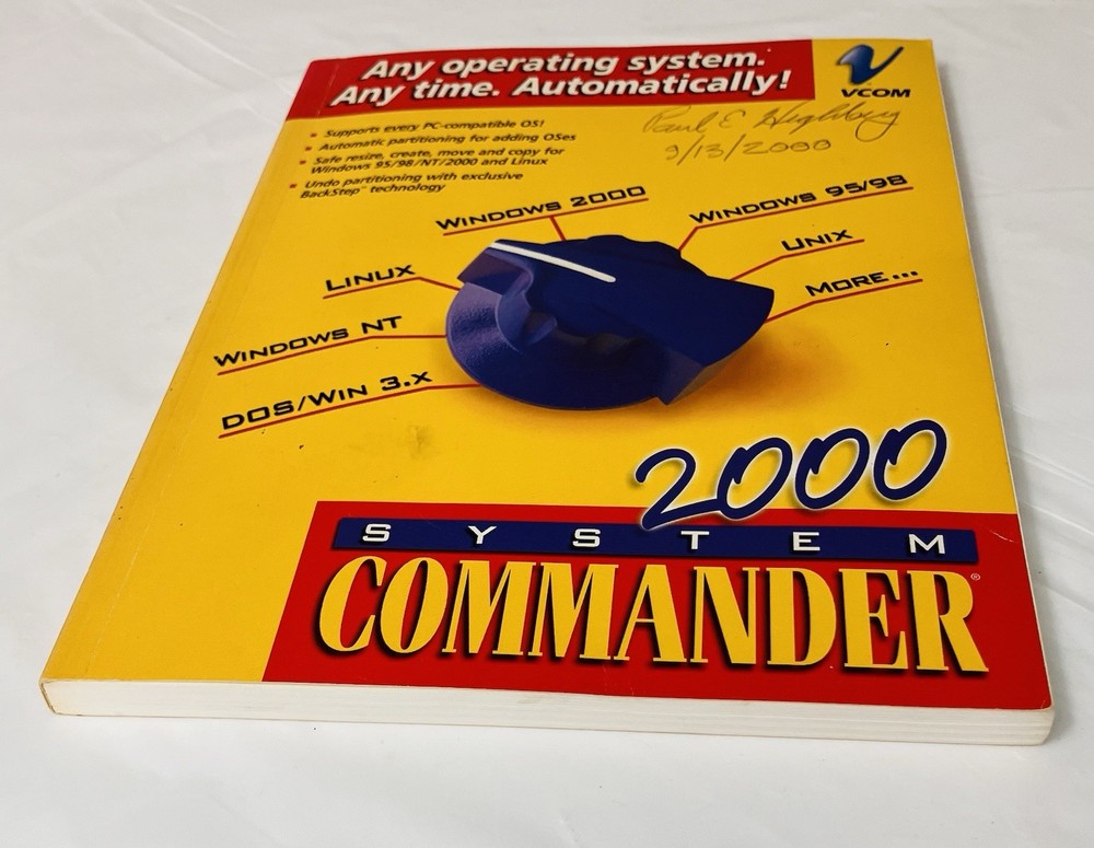 System Commander 2000 User Manual VCOM Partitioning Guide Windows Linux PB Vtg