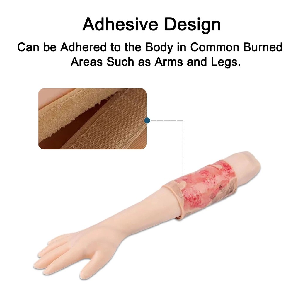 Limbs Burn Training Model, Realistic Wound Simulation Module Simulated Skin