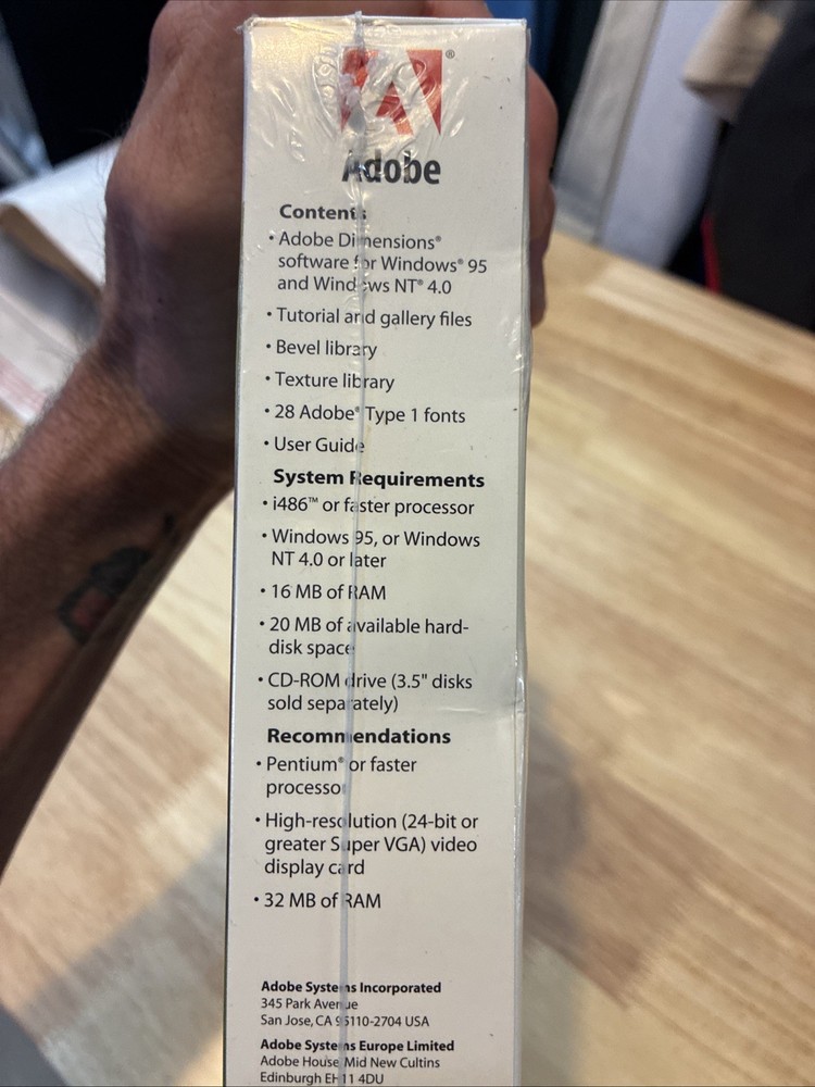 ADOBE Dimensions 3.0 Software Retail Version Windows *NEW/sealed