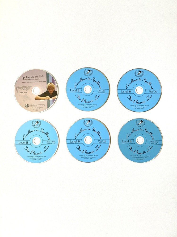 Phonetic Zoo Level B – 5 CDs + Intro DVD, IEW Spelling Program, Tested Set