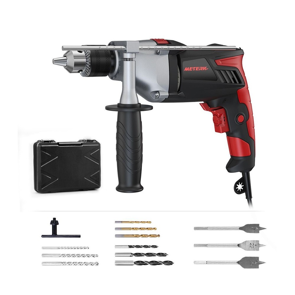Hammer Drill 950W High Power Impact Drill Tool 13MM Keyed Chuck 17Variable Speed