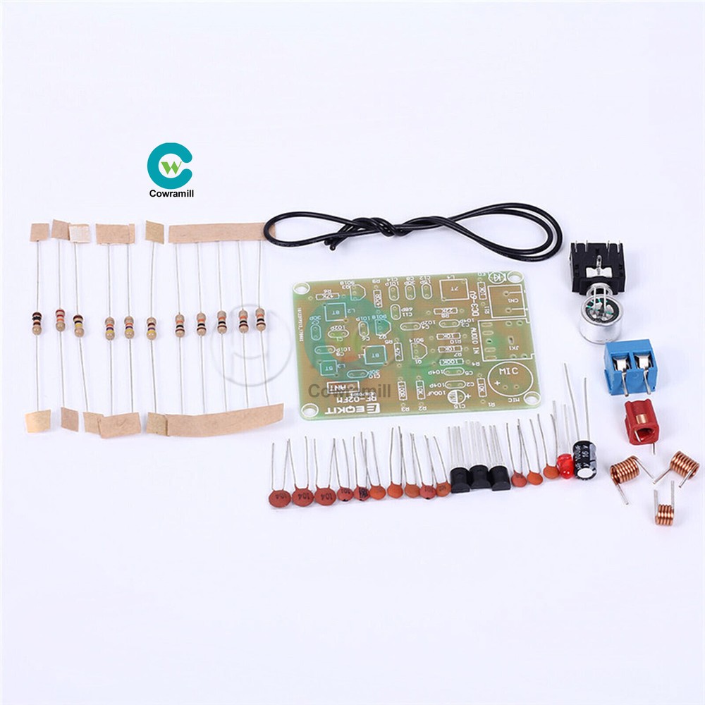 FM Wireless Microphone Suite FM Radio Transmitter 1.5-9V 88-108MHz Module DIY
