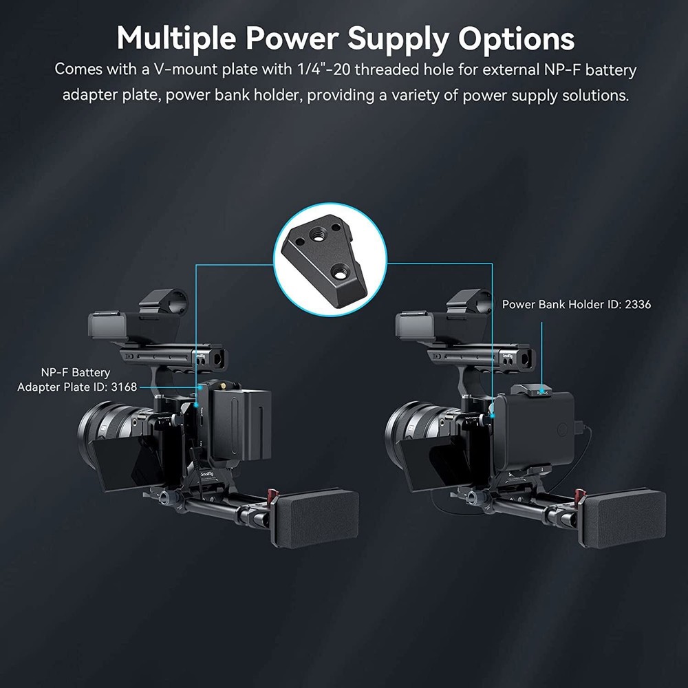 SmallRig Advanced Compact V-Mount Battery All-in-one Mounting System Solution