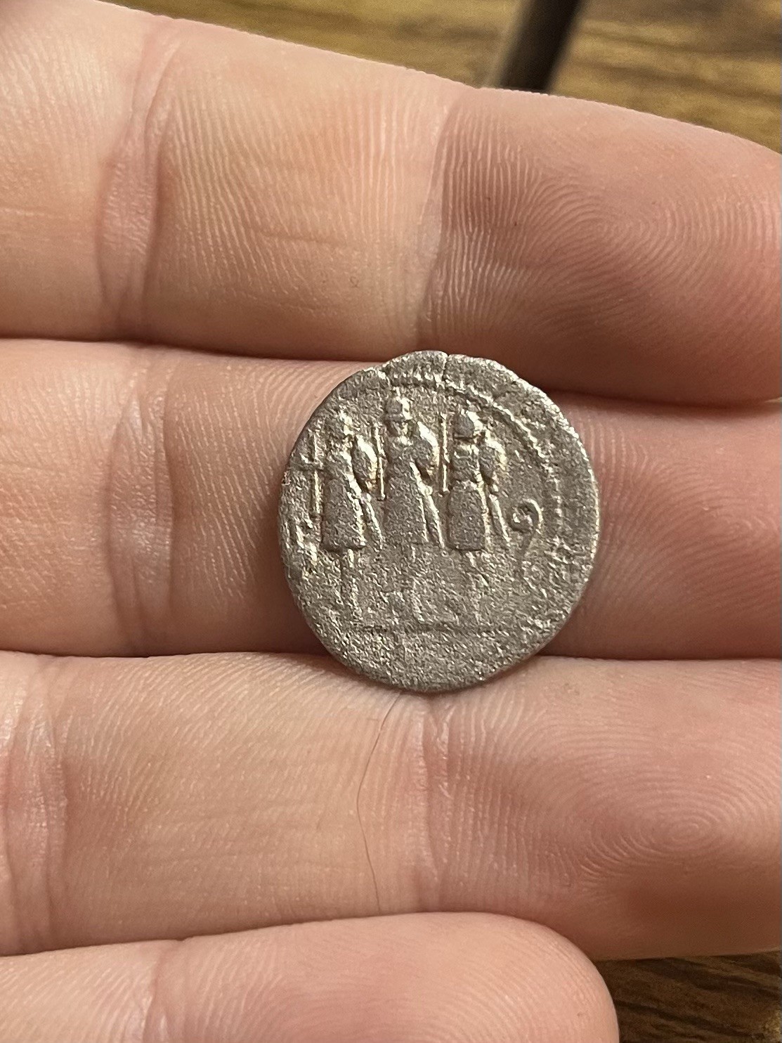 ROMAN REPUBLIC denarius 56BC Faustus Cornelius Sulla Rome mint Ancient Silver