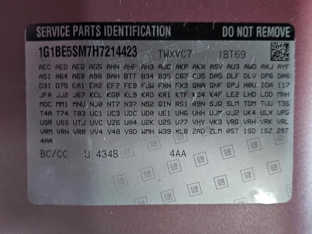 CRUZE 2017 Jack 2370490