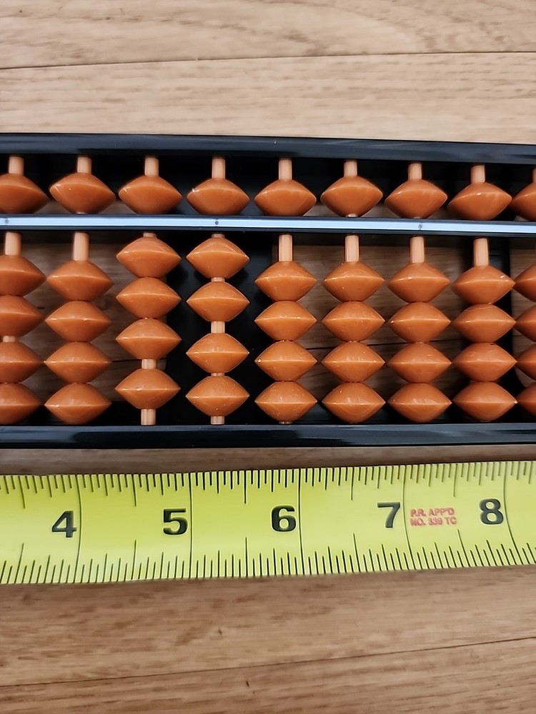 Japanese Portable 23 Column Abacus Arithmetic Soroban School Math Learning Tool