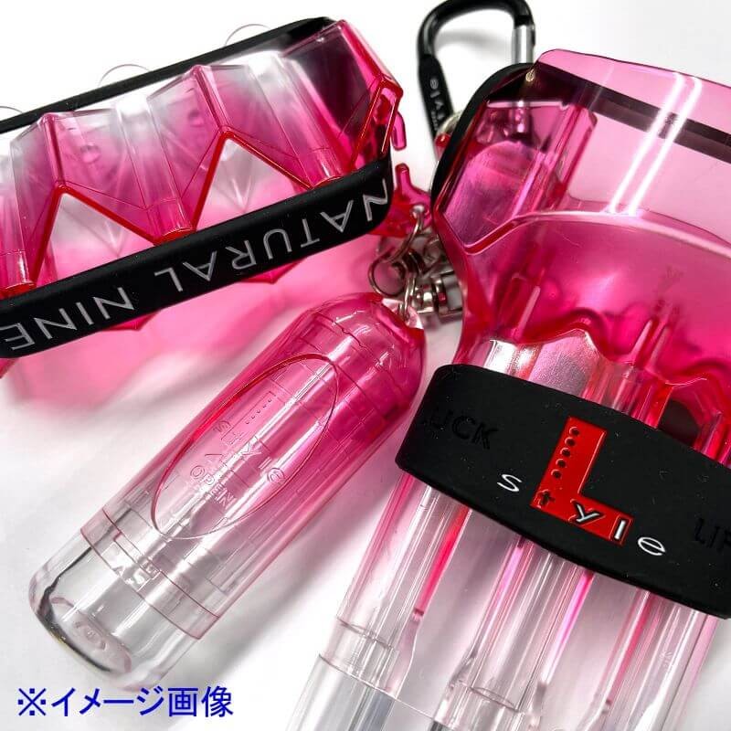 Natural Nine Crystal Strawberry Gradient Flight Case