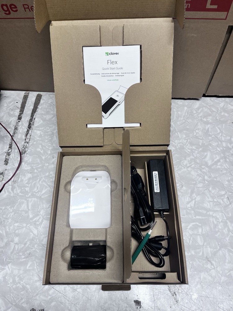 Clover Flex STARTER KIT (K400 cradle + Power Supply Adapter)