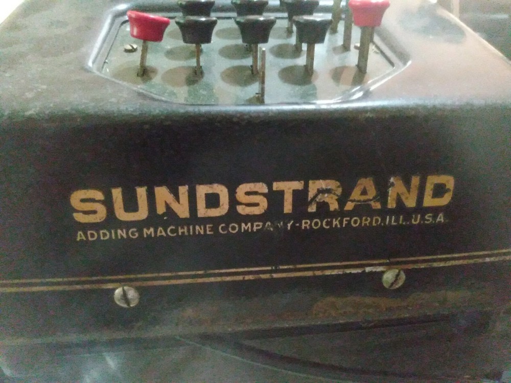 Sundstrand Adding Machine 7020-52