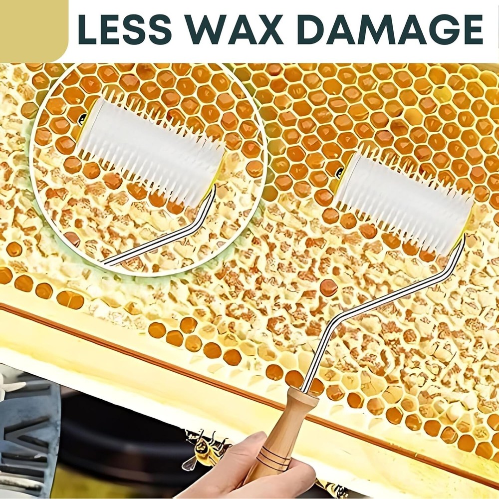 Honey Extractor Uncapping Needle Roller Tool for Beekeeping Honey Spinner Extrac