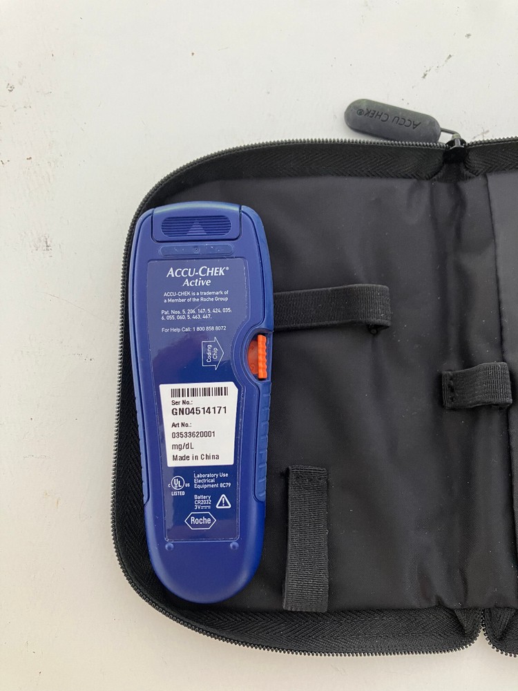 Roche Active Blood Glucose Meter Monitor Glucometer With Coding Chip