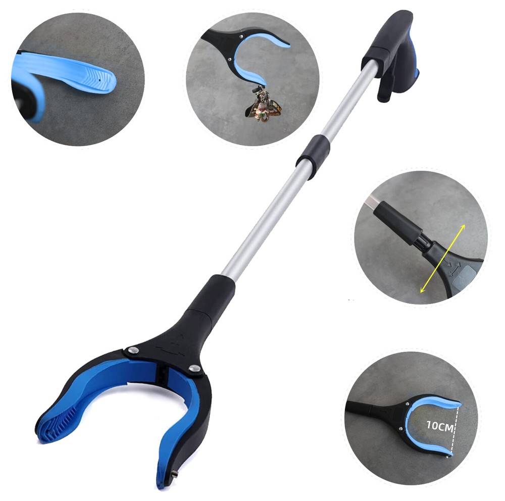 32" Grabber Pick Up Tool Extended Garbage Reaching Stick Trash Picker Folding US