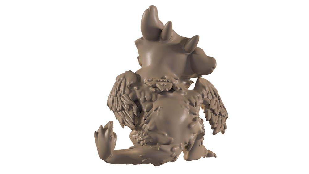 Capsule Chibi - Goat Gryphon Chick