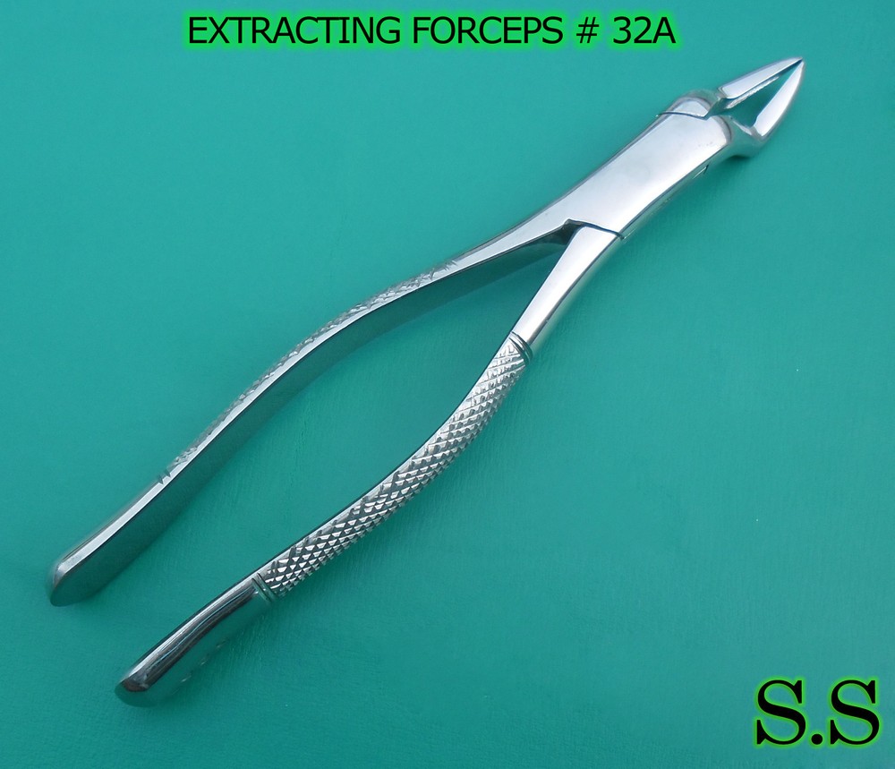 12 PIECES EXTRACTING FORCEPS DENTAL SURGICAL INSTRUMENTS # 32A