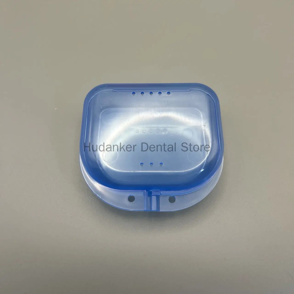 50 Pieces Denture Storage Cases Orthodontic Retainer Partial Denture Boxes