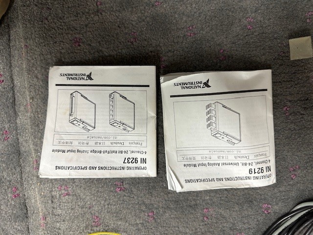 National Instruments DAQ (complete data acquisition sytem)