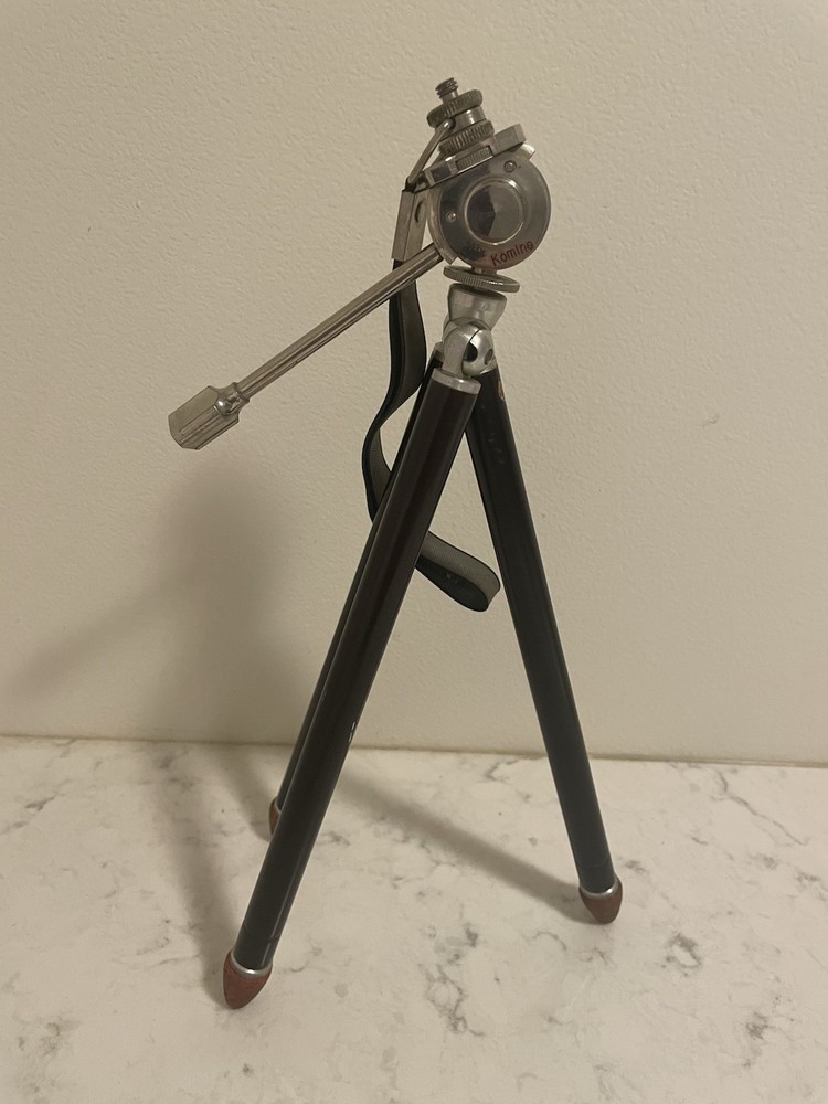 VINTAGE Komine Camera Tripod With Extendable Legs
