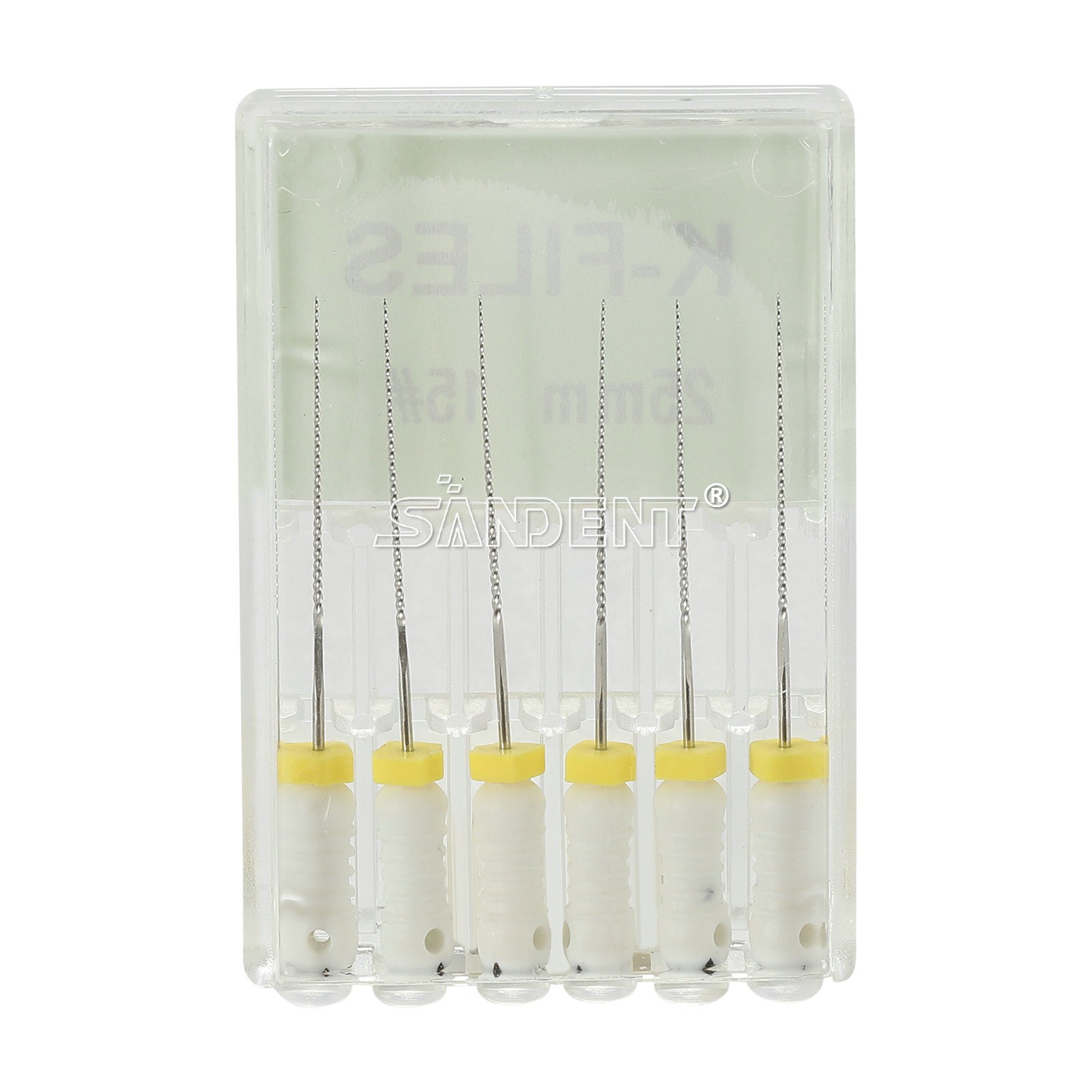 10-100packs Dental Endo Root Canal File K-FILES Stainless Steel Hand Use 25mm