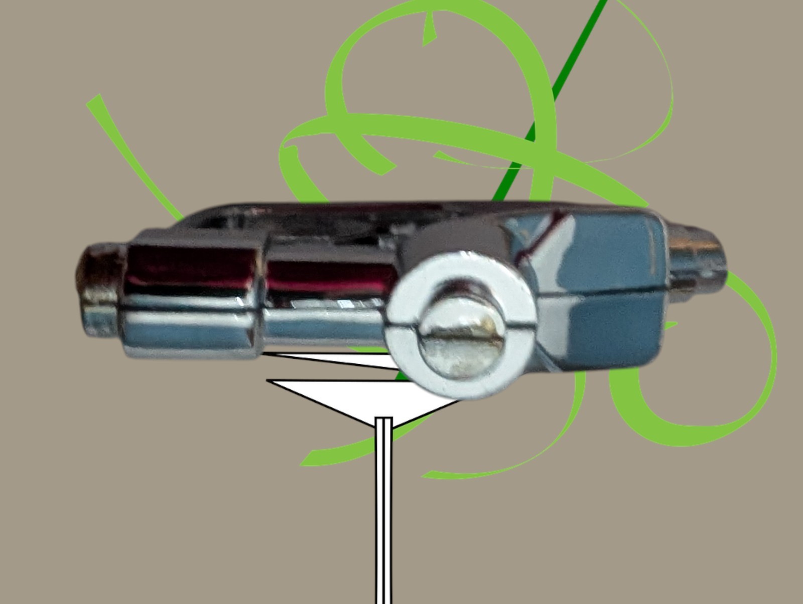 GODINGER Fill’er Up Liquor Pump GAS PUMP Liquor SILVER Beverage Dispenser 14"