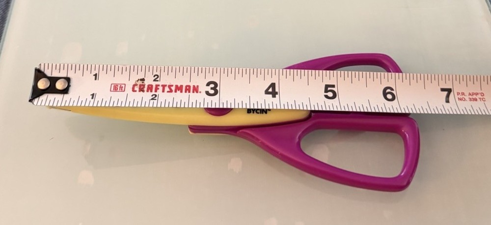 BYCIN Decorative Paper Edging Craft Scissors - Wide Zig Zag Pattern