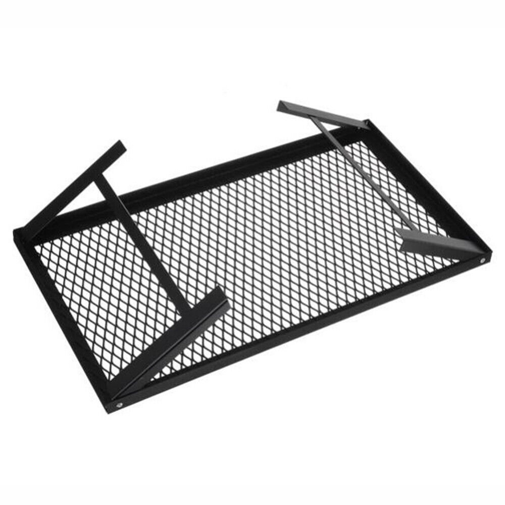 Camping Grill Fire Pit Grate Campfire Cooking Portable Stand Equipment Foldable