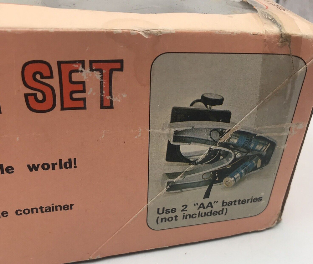 Vintage SEARS ROEBUCK Microscope Set 75 to 600 Power Microscope Set