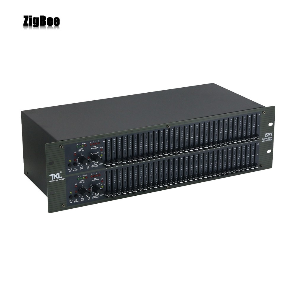 TKL-2231 Dual31-Segment 2U High Performance Equalizer for Speakers Stereo Tuning