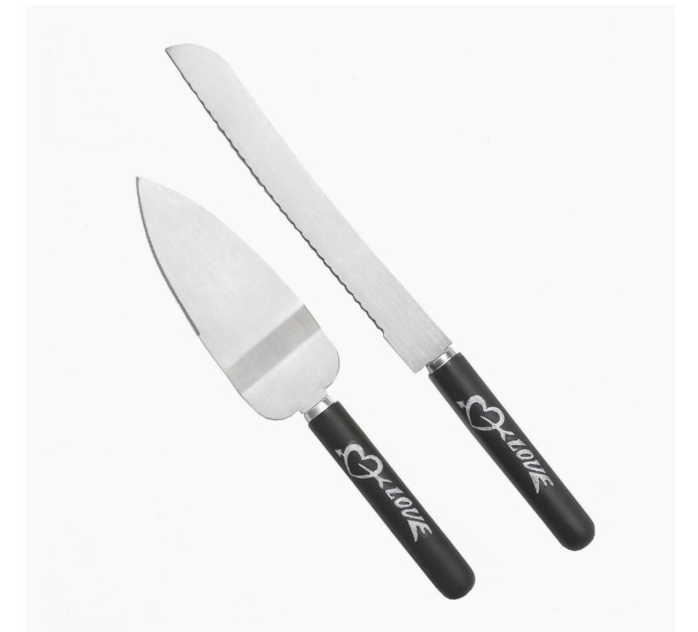 Wedding cake serving set