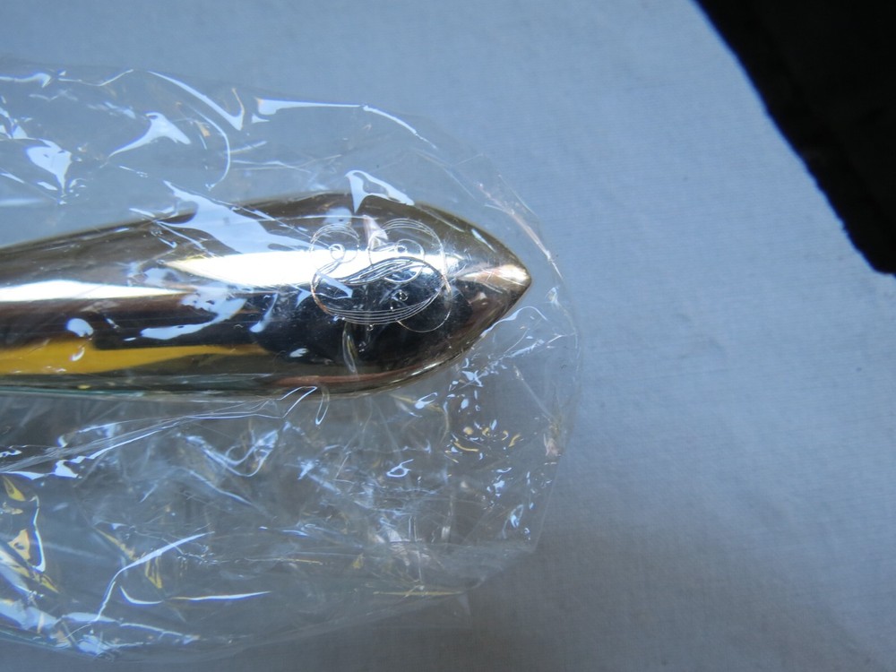 Towle Silverplate Ice Cube Scoop - Monogram "D"