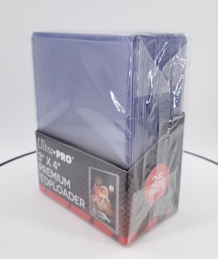 Ultra Pro 3 X 4 Premium Toploader 25 pack