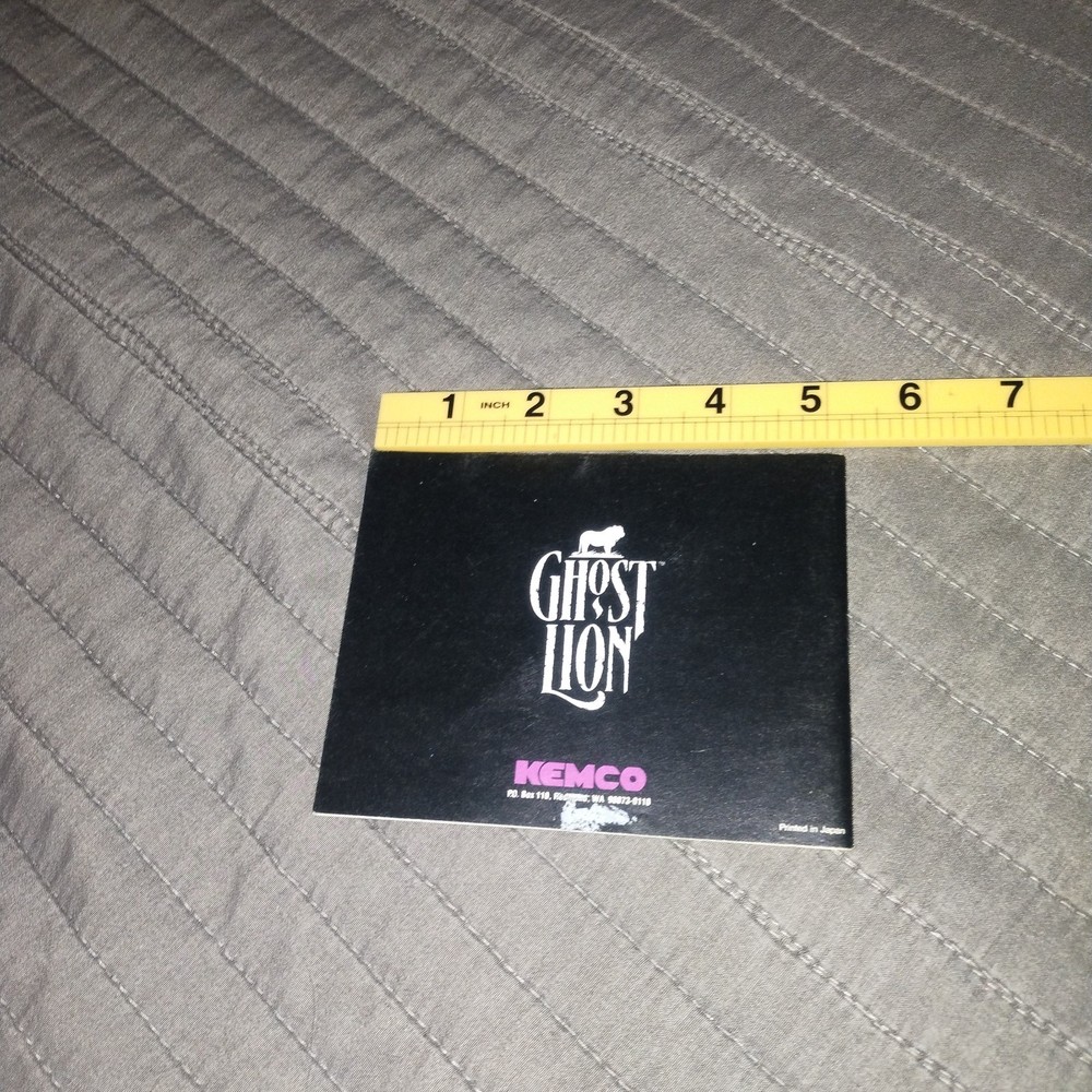 Ghost Line For NES Instruction Manual Only