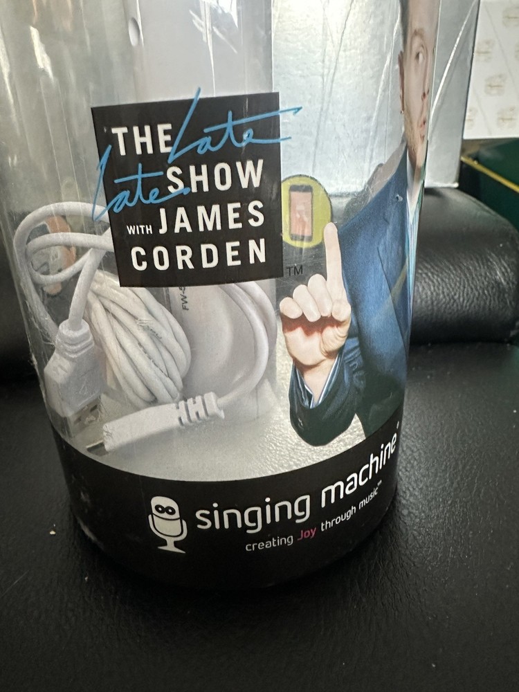 Never Removed James Gordon Singing Machine Carpool Karaoke Bluetooth Microphone