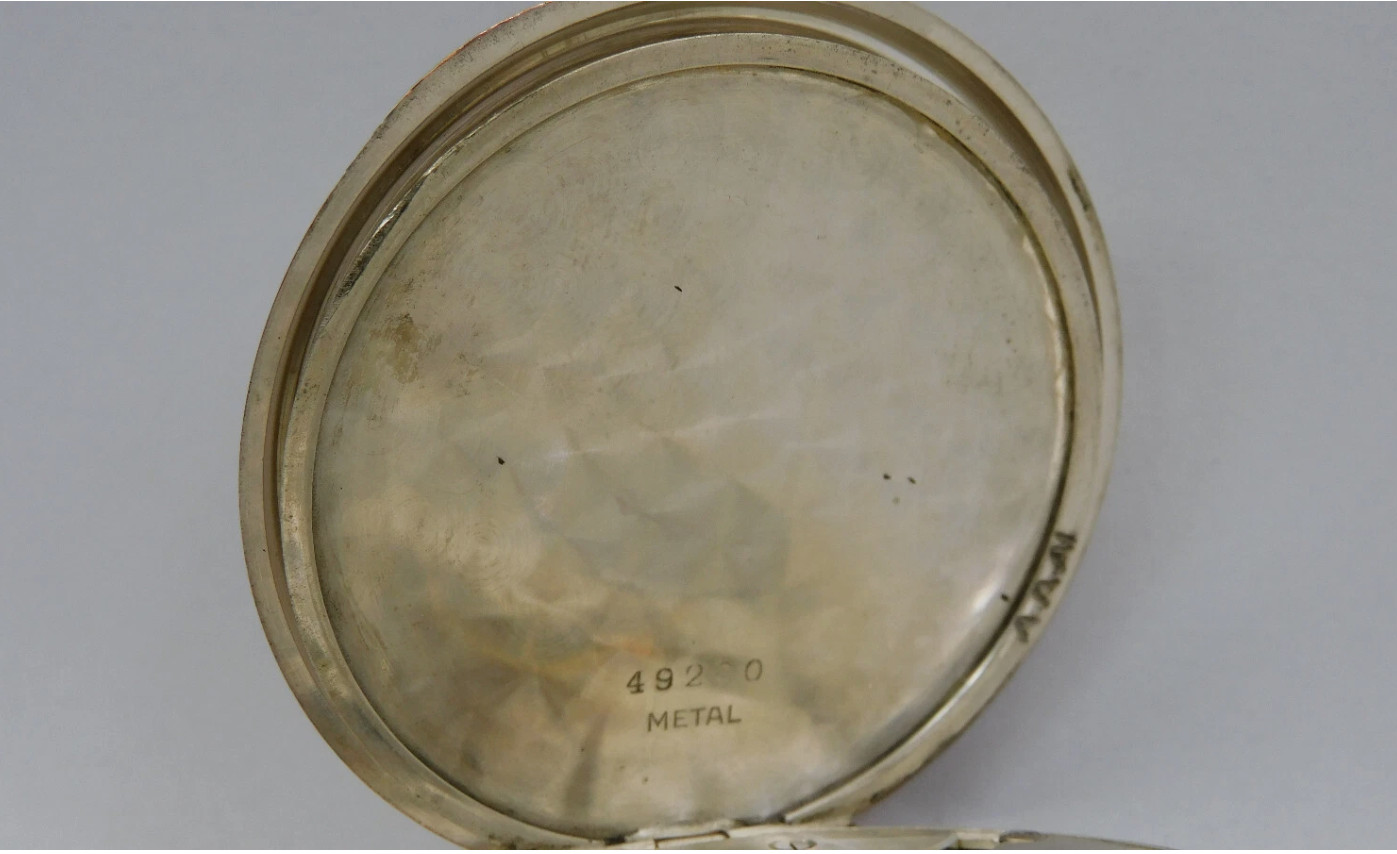 Working pocket watch silver PERFECTA silver pocket watch working C111