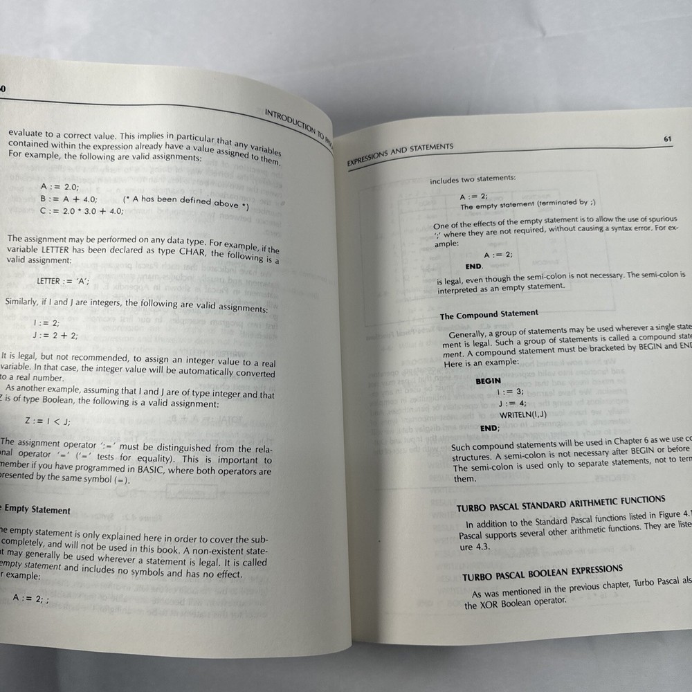 Super Pascal 64 Commodore 64 C64 Abacus Compiler Manual Book Very Rare Untested