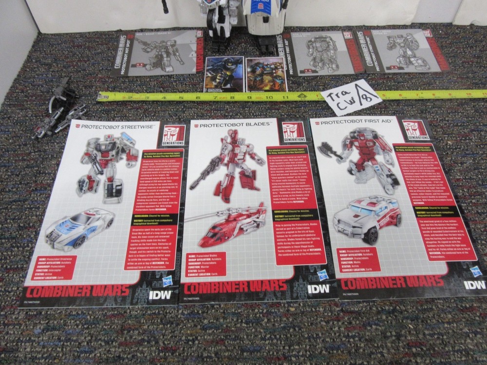 Combiner Wars Transformers Defensor Protectobot 2014 Generations upgrade kit etc