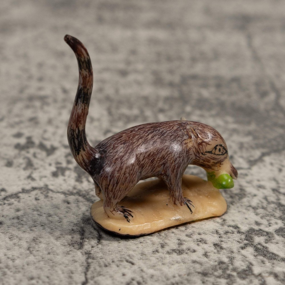 Coatimundi Tagua Carving