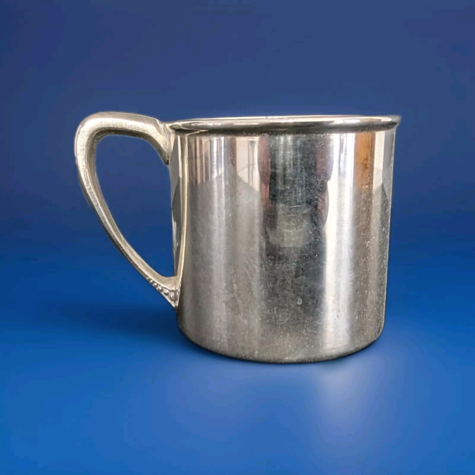 Oneida Silversmiths Child's Silver - plate Gold Wash Inside the Cup