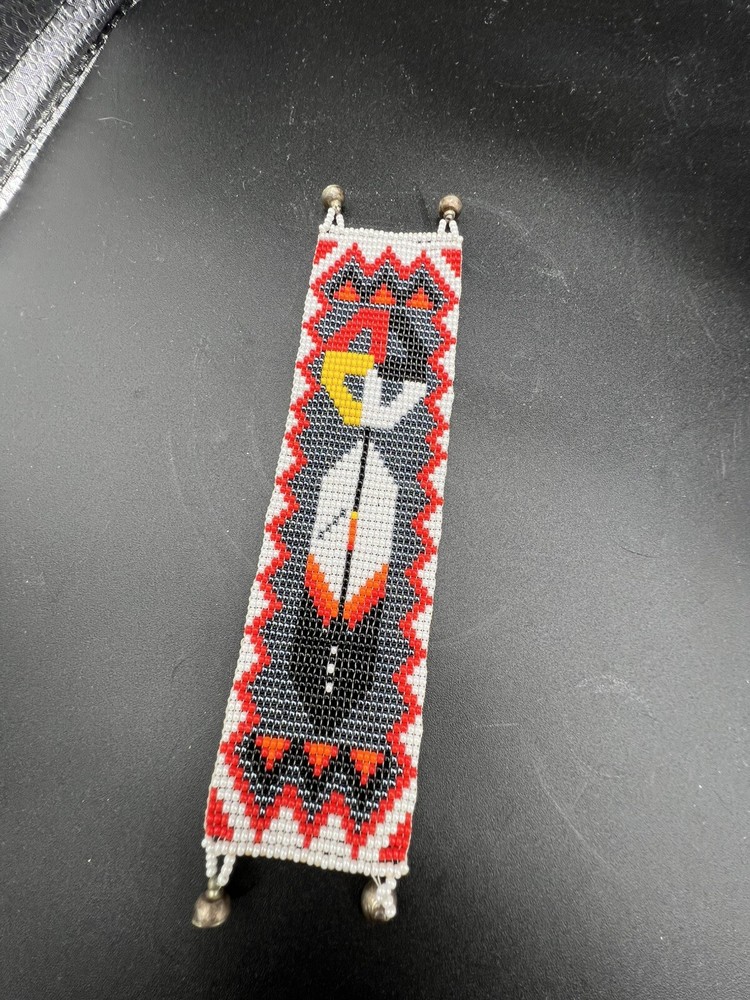 Beaded Bracelet Native American Styled Handmade Pattern