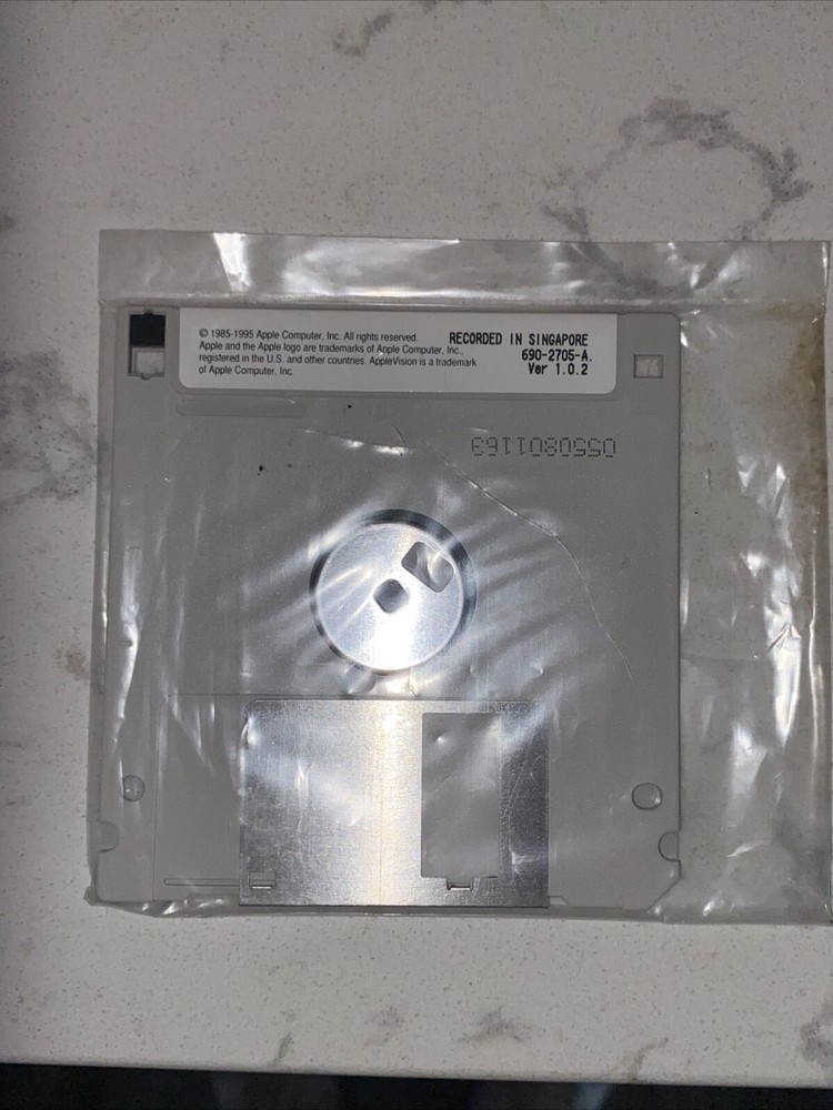 Genuine Apple AppleVision 1710 Display Floppy Disk *Floppy Sealed*
