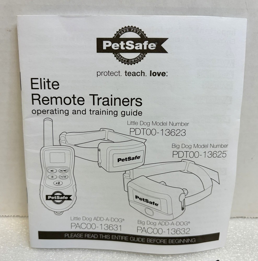 PetSafe Wireless Collar & Remote Control Large. RFA473 & RFA467. Needs Battery.