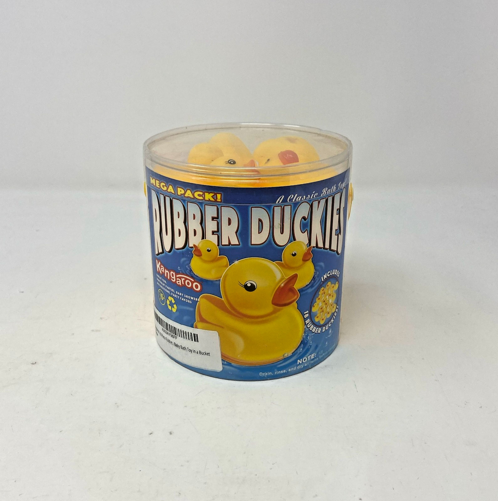 Kangaroo Squeaky Rubber Duckies Kids Baby Bath Toys Bathtub Floating 18 PCS