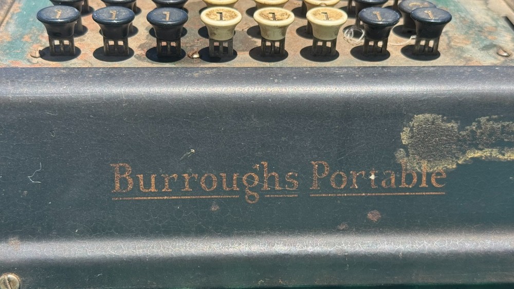 Vintage Burroughs Adding Machine