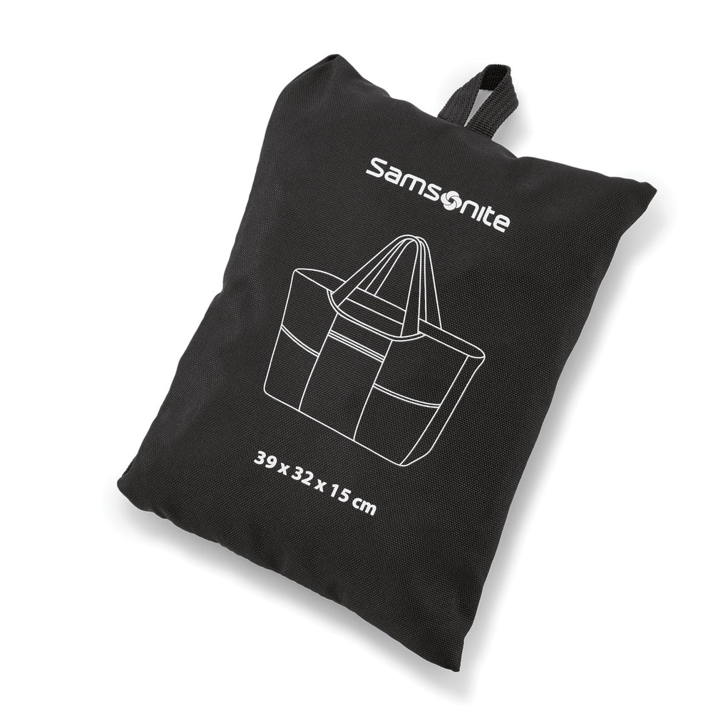 Samsonite Foldaway Packable Tote Sling Bag One Size Black